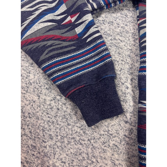 Ariat Hoodie Women Small Blue Southwestern Aztec Fleece Pullover - Picture 9 of 11